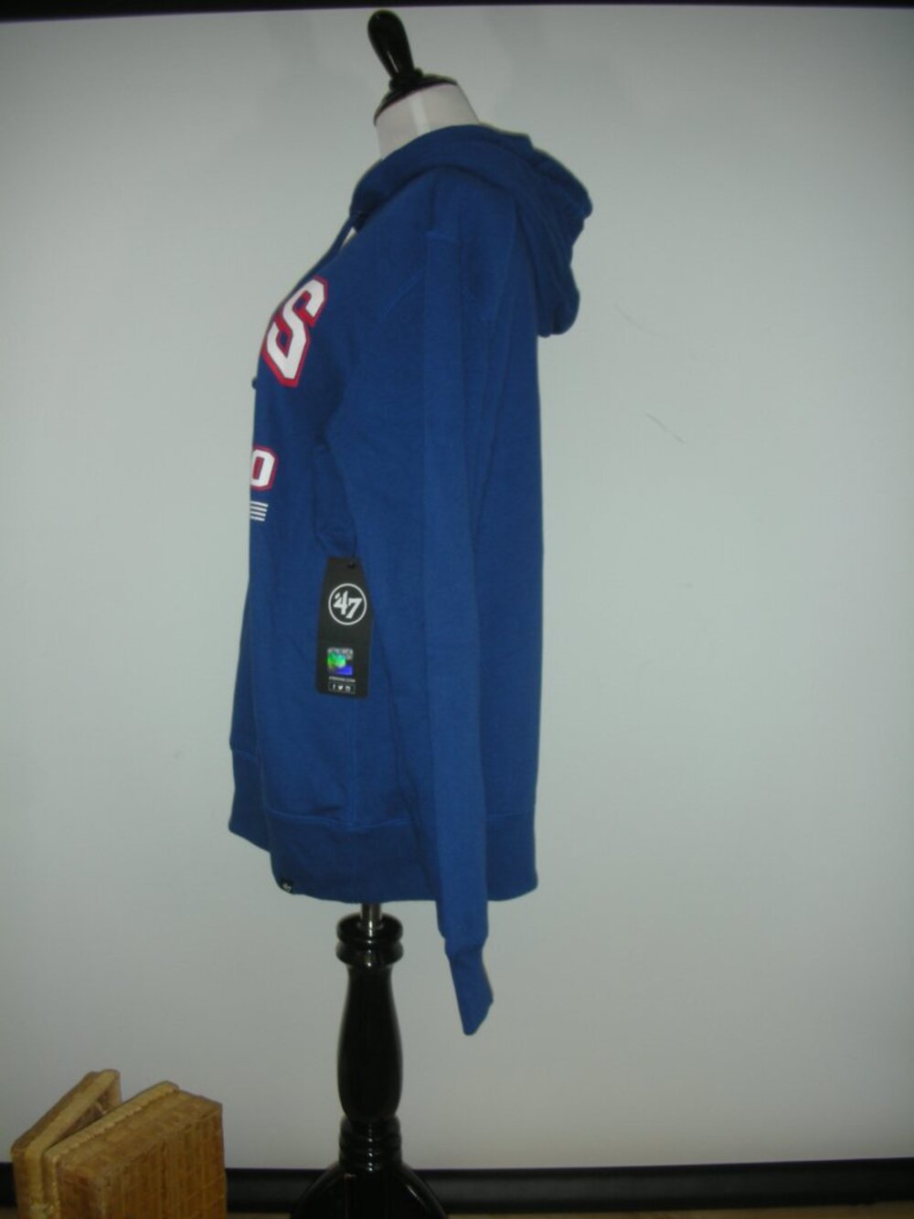 '47 Buffalo Bills Hoodie NWT Large NFL Football Blue Pullover Sweatshirt Fan - Picture 6 of 9